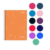 Caderno Espiral Pequeno 1/4 Capa Dura Lunix 80 Folhas Tilibra