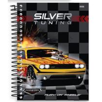 Caderno Espiral Pequeno Capa Dura Silver Tuning 96 Fls - Diversos