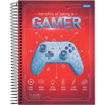 Caderno Espiral Player 1 - Gamer - 80 Folhas - Jandaia Caderno Espiral Player 1 - Gamer - 80 Folhas - Jandaia