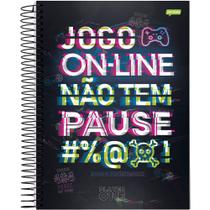 Caderno Espiral Player 1 - Jogo Online - 80 Folhas - Jandaia Caderno Espiral Player 1 - Jogo Online - 80 Folhas - Jandaia