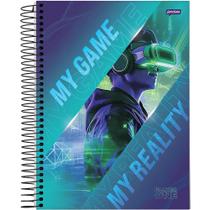 Caderno Espiral Player 1 - My Game - 80 Folhas - Jandaia Caderno Espiral Player 1 - My Game - 80 Folhas - Jandaia