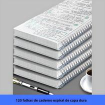 Caderno Espiral Quadrado A4 A5 B5 Com 120 Folhas (240 Páginas) E Elástico. Caderno Espiral Quadrado A4 A5 B5 Com 120 Folhas (240 Páginas) E Elástico.