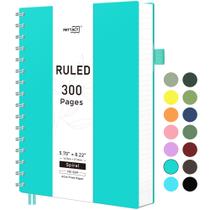 Caderno espiral RETTACY A5 College Ruled 300 páginas azul Tiffani