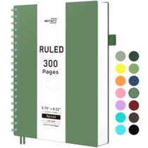 Caderno espiral RETTACY A5 College Ruled 300 páginas verde escuro