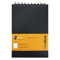 Caderno Espiral Royal Paper Linha Black S/ Pauta 100 Folhas