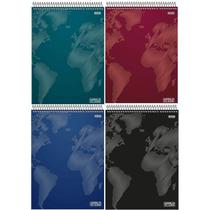 Caderno Espiral Superior Capa Dura 1 Matéria - 80 Folhas - World Class - São Domingos UNICA