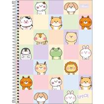 Caderno Espiral Tilibra Universitário - Capa Dura 20 Matérias Spice Feminino 320 Folhas - Embalagem com 2 Unidades