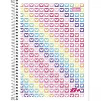 Caderno Espiral Tilibra Universitário Capa Flexível Mais+Feminino 1 Matéria 96 Folhas