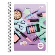 Caderno Espiral Tilibra Universitário Capa Flexível Pepper Feminino 1 Matéria 80 Folhas - Emb com 4 Unidades (Sortidos)