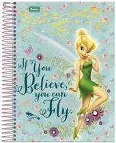 Caderno Espiral Tinker Bell 96 folhas (206)