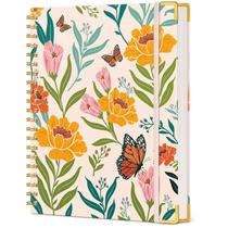 Caderno espiral UEBZFOCS Cute Orange Floral A4 200p 100gsm