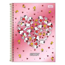 Caderno Espiral Univ 01 Mat Snoopy Core 80 Tilibra Rose Caderno Espiral Univ 01 Mat Snoopy Core 80 Tilibra Rose