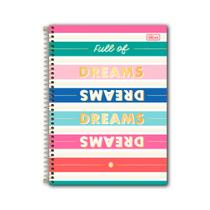 Caderno espiral univ 10 materias be nice 160f - tilibra