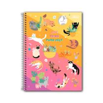 Caderno espiral univ 10 materias hug me 160f - tilibra