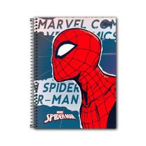 Caderno espiral univ 10 materias spider-man 160f - tilibra