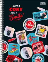 Caderno Espiral Univ. Capa Dura 1 Matéria 80 Fls Coca-Cola Tilibra