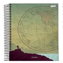 Caderno espiral univ cd 10x1 160fls eco way fsc jandaia 69054 77