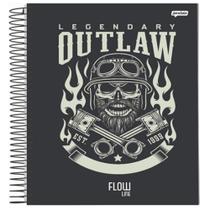 Caderno espiral univ cd 10x1 160fls flow fsc jandaia 6875288