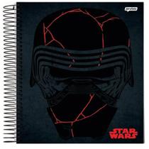 Caderno espiral univ cd 1x1 80fls star wars fsc jandaia 69223 24