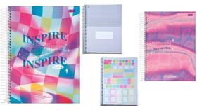 Caderno Espiral. Univ. CP 80 Folhas - Energy Color Jandaia