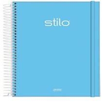 Caderno espiral univ pp 1x1 80fls stilo azul pastel fsc jandaia 6886077 Caderno espiral univ pp 1x1 80fls stilo azul pastel fsc jandaia 6886077