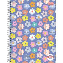 Caderno Espiral Universitário 1 Matéria Pepper Feminino 80 Folhas Capa Dura Tilibra