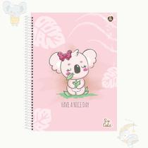 Caderno espiral universitário 10 matérias 160 folhas So Cute Caderno espiral universitário 10 matérias 160 folhas So Cute