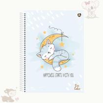 Caderno espiral universitário 10 matérias 160 folhas So Cute Caderno espiral universitário 10 matérias 160 folhas So Cute