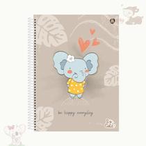 Caderno espiral universitário 10 matérias 160 folhas So Cute Caderno espiral universitário 10 matérias 160 folhas So Cute