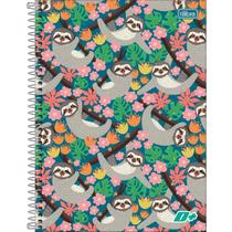 Caderno Espiral Universitário 10 Matérias D+ Feminino 200 Folhas Capa Dura - Tilibra