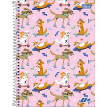 Caderno Espiral Universitário 10 Matérias D+ Feminino 200 Folhas Capa Dura - Tilibra