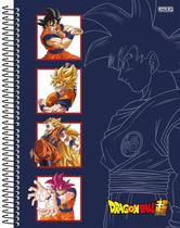 Caderno Espiral Universitário 10 Matérias Dragon Ball CD 160 Folhas Animativa