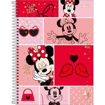 Caderno Espiral Universitário 10x1 Minnie 200 Folhas