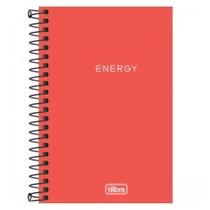 Caderno Espiral Universitário A4 Capa Plástica 1 Matéria 80 Folhas Energy TILIBRA