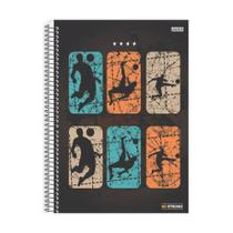 Caderno Espiral Universitário Be Strong 10 Matérias 160 Folhas São Domingos