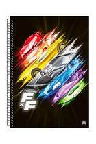 Caderno Espiral Universitário Capa Dura 1 Matéria com 80 Folhas - Velozes e Furiosos