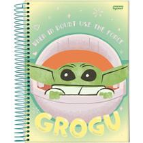 Caderno Espiral Universitário Capa Dura 10 Matérias 160F Grogu JANDAIA Caderno Espiral Universitário Capa Dura 10 Matérias 160F Grogu JANDAIA
