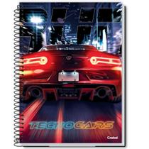 Caderno Espiral Universitário Capa Dura 10 Matérias 200 Folhas TecnoCars CREDEAL Estampa 2 Caderno Espiral Universitário Capa Dura 10 Matérias 200 Folhas TecnoCars CREDEAL Estampa 2
