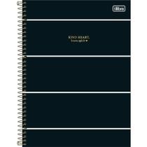 Caderno espiral universitario capa dura 16m tilibra west village 2x256fls