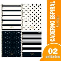 Caderno espiral universitario capa dura 16m tilibra west village 2x256fls