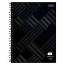 Caderno Espiral Universitario Capa Dura Quadriculado 7x7mm 80 Folhas ZIP- Tilibra COR:PRETO Caderno Espiral Universitario Capa Dura Quadriculado 7x7mm 80 Folhas ZIP- Tilibra COR:PRETO