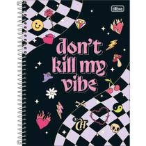Caderno Espiral Universitário Capricho 160 Folhas 10 Matérias Tilibra Capa Dura