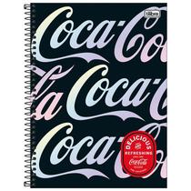 Caderno espiral universitário Coca-Cola Tilibra 10 matérias 160 folhas 20x27,5