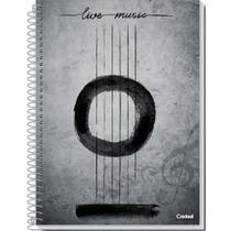 Caderno espiral universitário de música 96 folhas credeal Caderno espiral universitário de música 96 folhas credeal