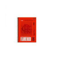 Caderno Espiral Universitário Flamengo 10 Matérias 160 Folhas Foroni