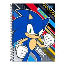 Caderno Espiral Universitário Grande Sonic 1 Matéria 80 Folhas Capa Dura - Tilibra CAPA:LET'S GO! Caderno Espiral Universitário Grande Sonic 1 Matéria 80 Folhas Capa Dura - Tilibra CAPA:LET'S GO!