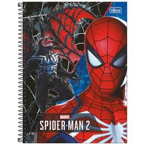 Caderno espiral universitário Homem-Aranha Marvel Tilibra 1 matéria 80 folhas 20x27,5