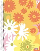 Caderno Espiral Universitário Kbom Feminino 1 Matéria Capa Dura 96 Folhas Animativa