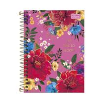 Caderno Espiral Universitário Le Vanille - Rosa - 160 Folhas - Tilibra