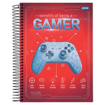 Caderno espiral universitário Player 1 Jandaia 192 folhas Caderno espiral universitário Player 1 Jandaia 192 folhas